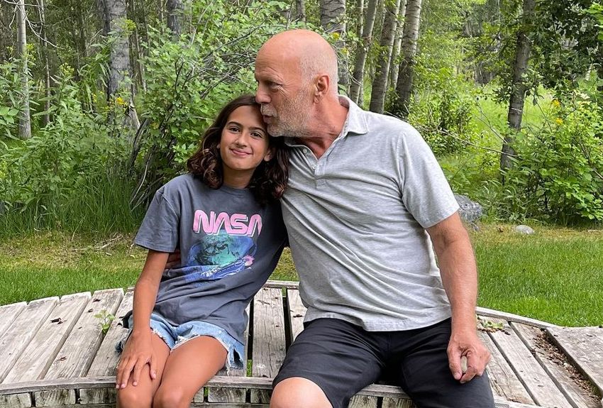 Trató de no llorar Esposa de Bruce Willis enternece las redes con los